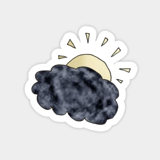 Sunshine on a cloudy day Sticker